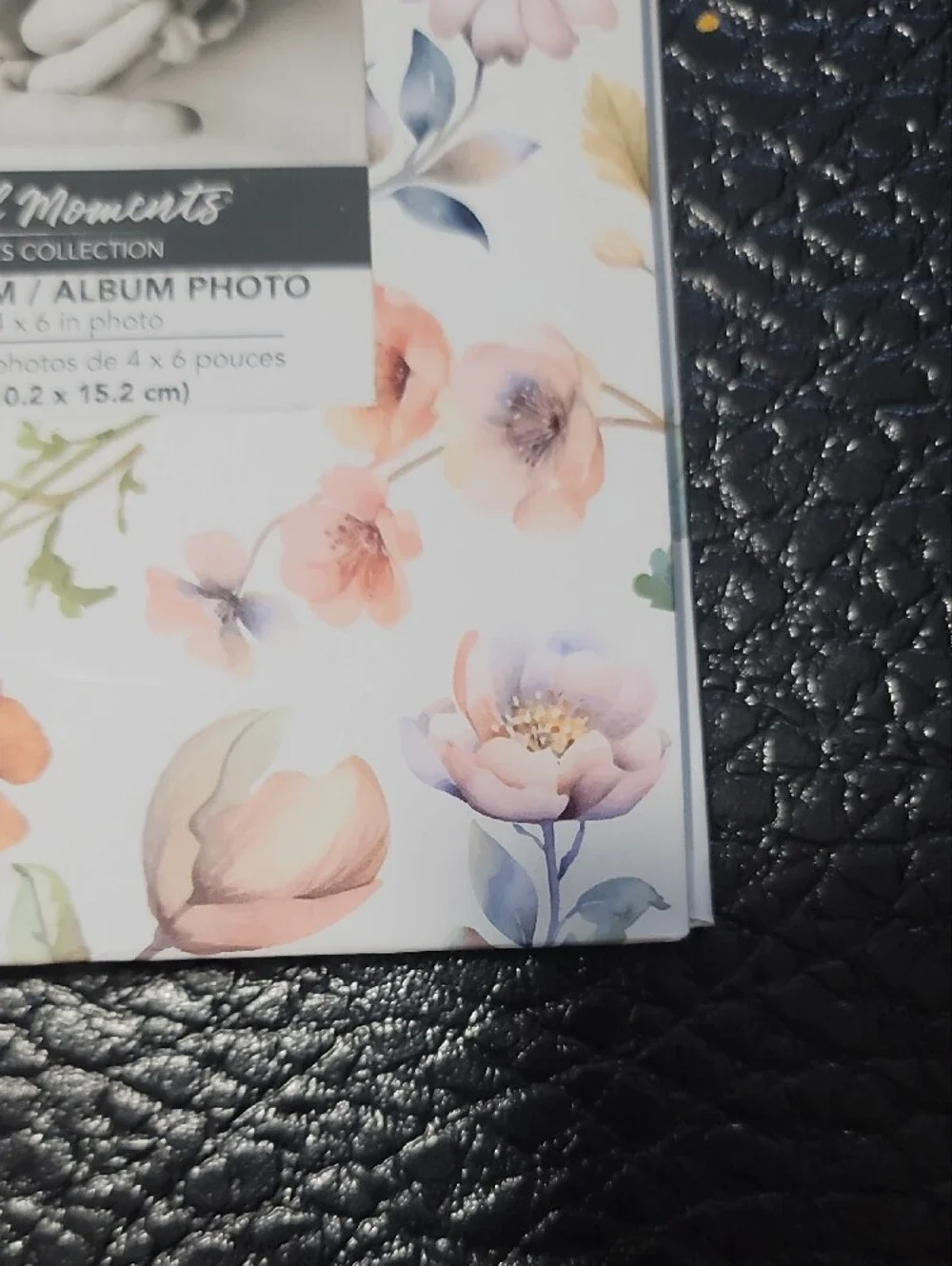 Special Moments Pastel Floral Pink Blue Peach Green 4 x 6 Photo Album